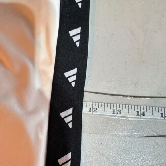 Adidas medium Powerreact Training Medium-Support Techfit Sports Bra white black - Picture 7 of 7